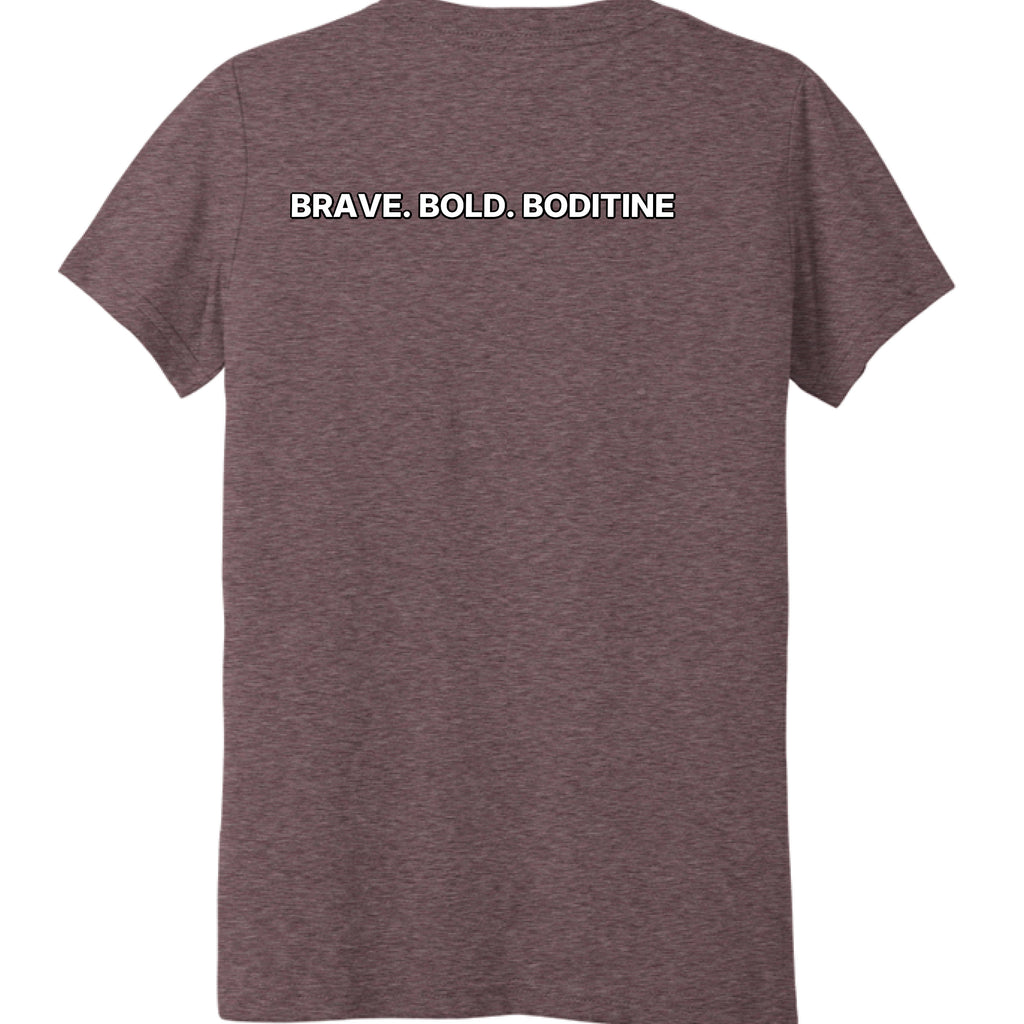 MAROON TRIBLEND - BACK