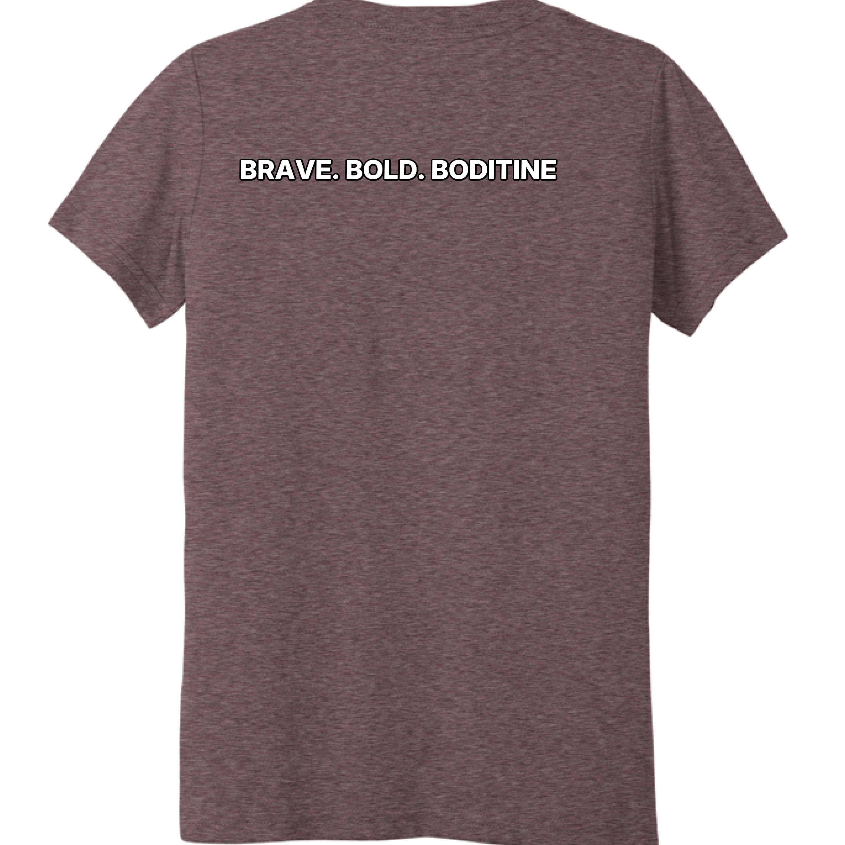 MAROON TRIBLEND - BACK